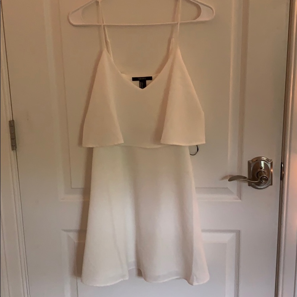 Forever 21 white mini dress